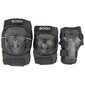 Suojat BOOM Classic PLUS Tripple Pad Set, musta (XS) hinta ja tiedot | Muut pyörätarvikkeet | hobbyhall.fi