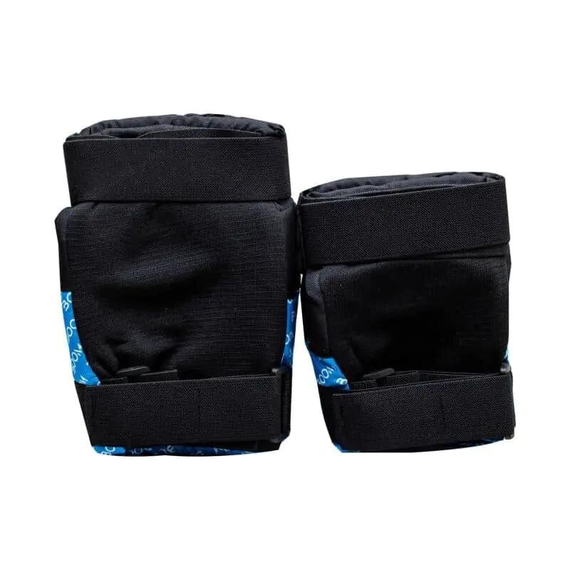 Polvi- ja kyynärsuojat BOOM Basic Double Pad Set, sininen (S) hinta ja tiedot | Muut pyörätarvikkeet | hobbyhall.fi