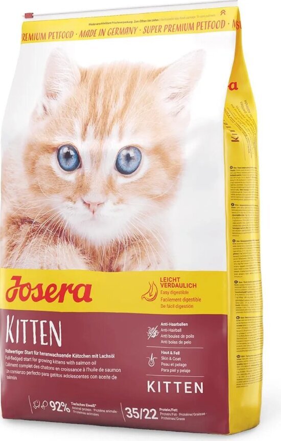 Josera Kitten pentukissan täysravinto, 10 kg hinta ja tiedot | Kissan kuivaruoka | hobbyhall.fi