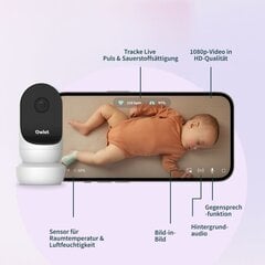 Mobiilihoitaja Owlet Cam Dream Sock, vihreä hinta ja tiedot | Itkuhälyttimet | hobbyhall.fi