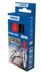 Mustetussisarja Markal Dura-Ink 60 3mm, musta + punainen hinta ja tiedot | Toimistotarvikkeet | hobbyhall.fi