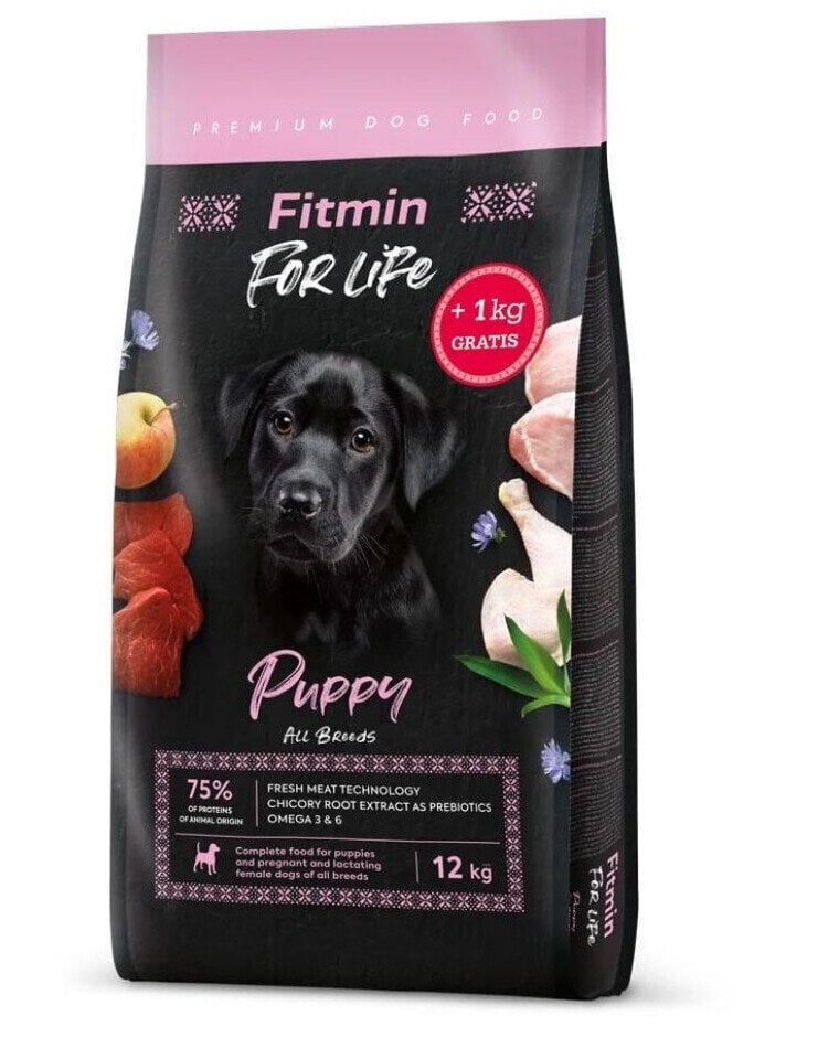 Fitmin For Life Puppy, siipikarjanlihaa, 13 kg hinta ja tiedot | Koiran kuivaruoka | hobbyhall.fi