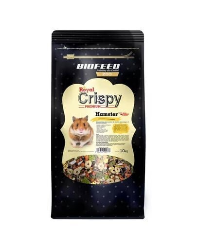 Biofeed ruoka hamstereille Royal Crispy Premium, 10 kg hinta ja tiedot | Pieneläinten ruoat | hobbyhall.fi