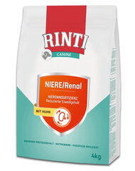 Rinti Canine Kidney/Renal, kanaa, 4 kg hinta ja tiedot | Koiran kuivaruoka | hobbyhall.fi