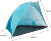 Rantateltta NILS CAMP NC8030 turkoosi hinta ja tiedot | Teltat | hobbyhall.fi