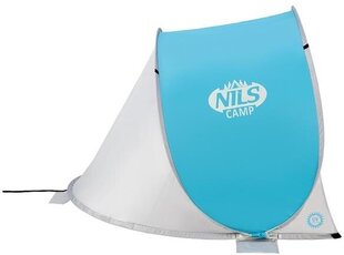 Taitettava rantateltta Nils Camp NC3173, sininen/harmaa hinta ja tiedot | Nils Retkeily | hobbyhall.fi