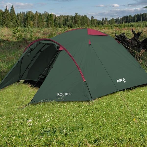 Nils Camp NC6013 Rocker-teltta, vihreä hinta ja tiedot | Teltat | hobbyhall.fi