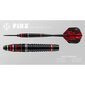 Darts Harrows Fire High Grade Alloy Steeltip, 3 kpl, musta, punainen hinta ja tiedot | Darts | hobbyhall.fi