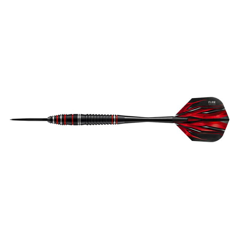 Darts Harrows Fire High Grade Alloy Steeltip, 3 kpl, musta, punainen hinta ja tiedot | Darts | hobbyhall.fi