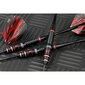 Darts Harrows Fire High Grade Alloy Steeltip, 3 kpl, musta, punainen hinta ja tiedot | Darts | hobbyhall.fi