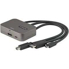 StarTech.com 3-in-1 -moniportti HDMI-sovittimeen, 4K 60 Hz USB-C, HDMI tai Mini DisplayPort - HDMI -muunnin konferenssihuoneeseen, digitaalinen AV-videosovitin HDMI-näytön/näytön liittämiseen - USB Type-C/HDMI/mDP HDMI (CDPHDMDP2HD) - sovitin - Mini Displ hinta ja tiedot | Adapterit | hobbyhall.fi