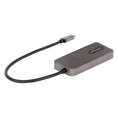 StarTech.com 3-porttinen USB-C MST -keskitin, USB Type-C - 3x HDMI-monimonitorisovitin kannettavalle tietokoneelle, kolminkertainen HDMI jopa 4K 60 Hz w/ DP 1.4 Alt Mode ja DSC, HDR, 30 cm:n kaapeli, USB Väyläkäyttöinen - Multi-Stream Transport Hub (MST14 hinta ja tiedot | Adapterit | hobbyhall.fi