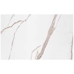 Basaltti CARRARA WHITE suihkuallas 90x120 hinta ja tiedot | Suihkualtaat | hobbyhall.fi