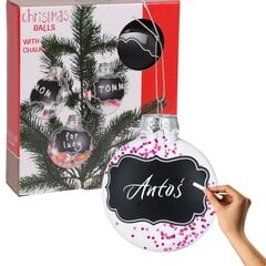 Täyttö baubles läpikuultava liitu lahja 4 hinta ja tiedot | Joulukoristeet | hobbyhall.fi