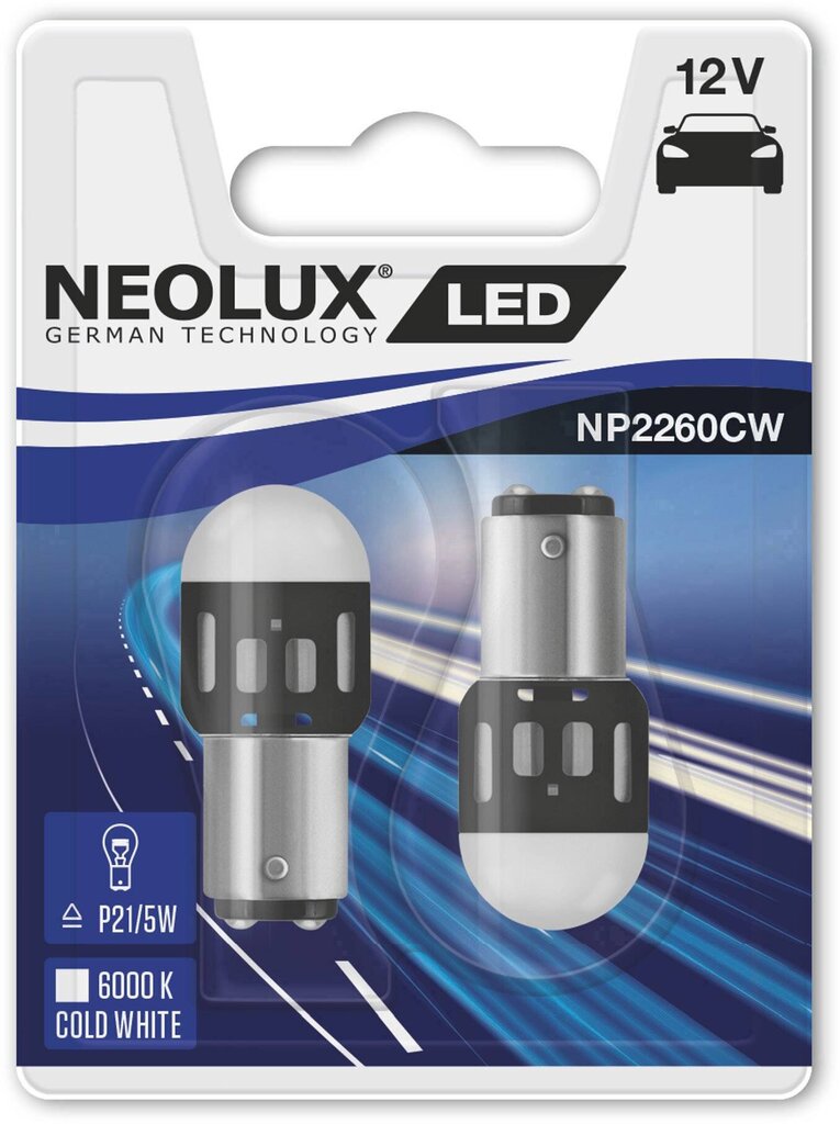 Polttimo Neolux P21W 4052899477476 LED-lamppu hinta ja tiedot | Polttimot | hobbyhall.fi