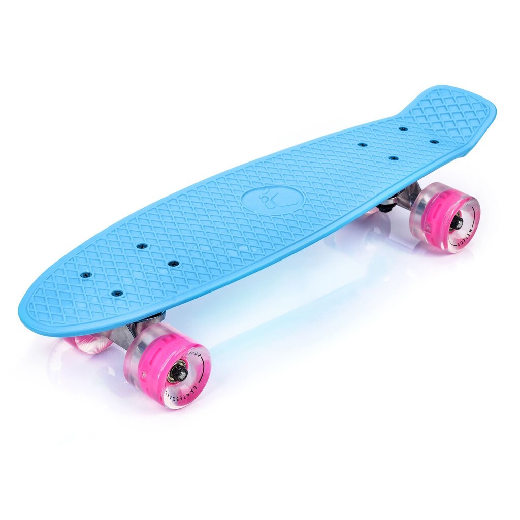 Skeittilauta Meteor Pennyboard, sininen / vaaleanpunainen hinta ja tiedot | Skeittilaudat | hobbyhall.fi