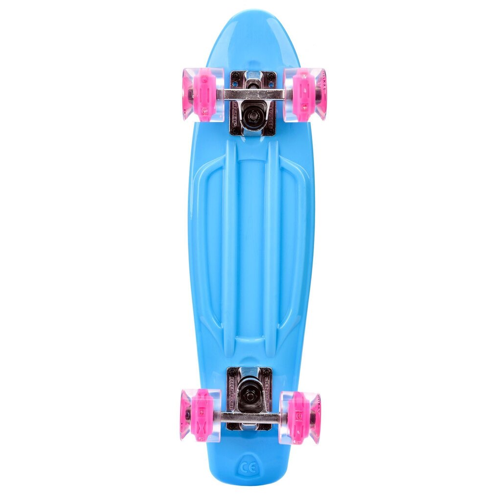 Skeittilauta Meteor Pennyboard, sininen / vaaleanpunainen hinta ja tiedot | Skeittilaudat | hobbyhall.fi