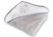 Lasten hupullinen pyyhe Babymam, 100x100 cm, harmaa hinta ja tiedot | Kylpyvälineet | hobbyhall.fi