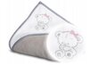 Lasten hupullinen pyyhe Babymam, 100x100 cm, harmaa hinta ja tiedot | Kylpyvälineet | hobbyhall.fi