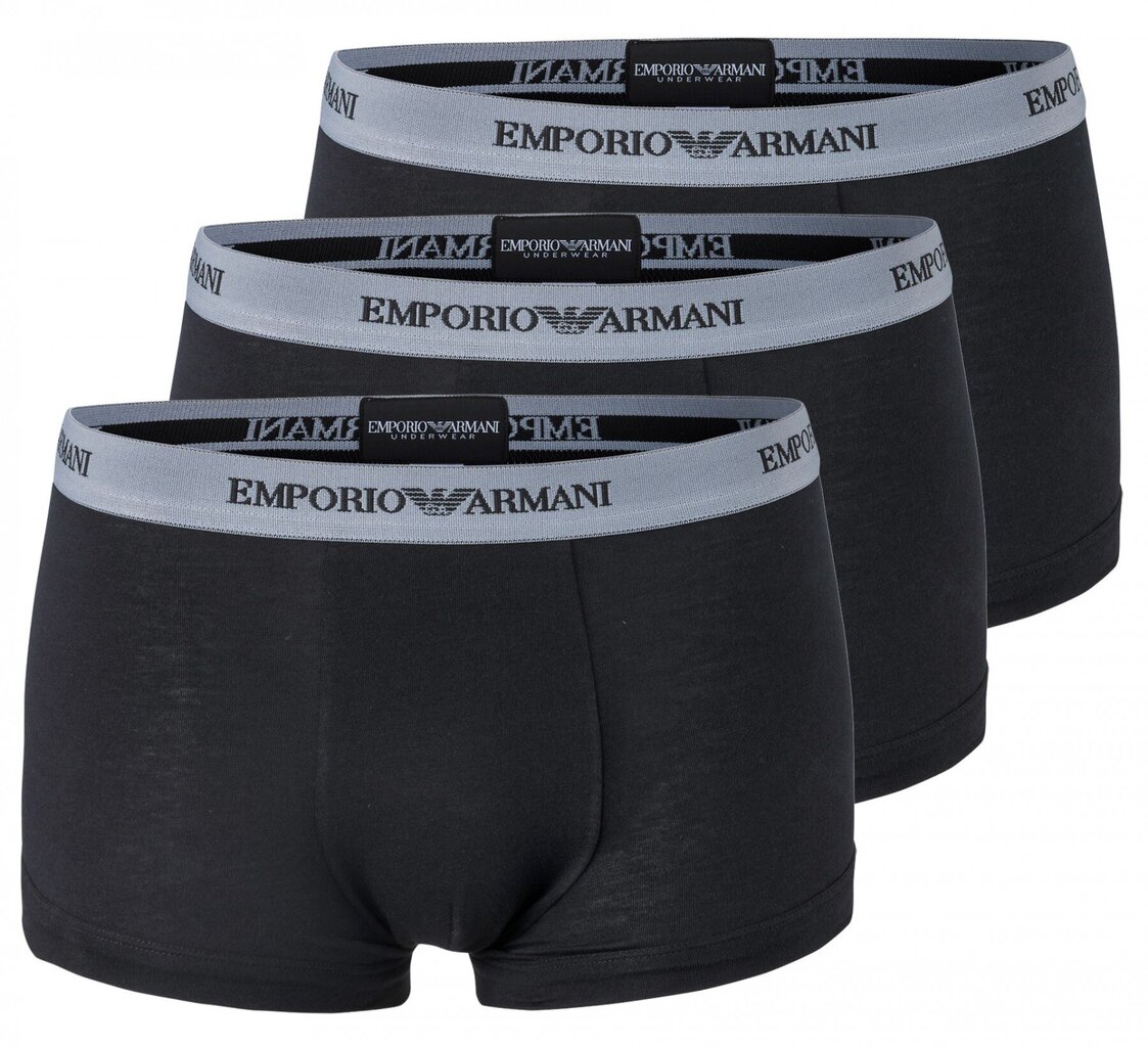 Miesten shortsit Emporio Armani 3kpl. hinta ja tiedot | Miesten alushousut | hobbyhall.fi