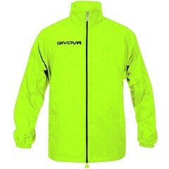 Miesten urheilutakki Givova Rain Basico Fluo RJ001 0019, keltainen hinta ja tiedot | Miesten urheiluvaatteet | hobbyhall.fi