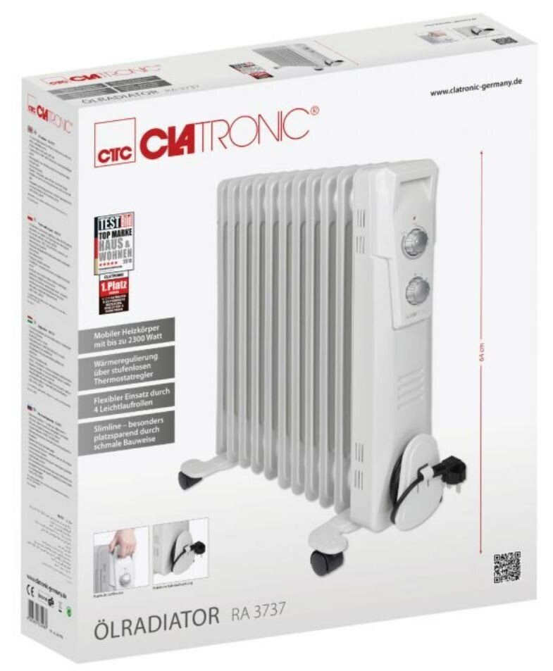 Sähkölämmitin Clatronic RA-3737, 2300 W hinta ja tiedot | Lämmittimet | hobbyhall.fi