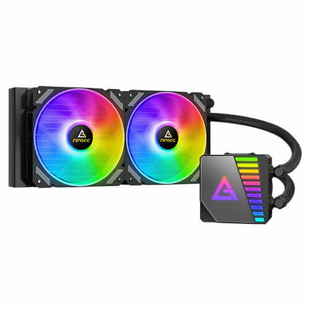 Antec AORUS WATERFORCE 240 72 cfm nestejäähdytyssarja musta ARGB hinta ja tiedot | Tietokoneen tuulettimet | hobbyhall.fi