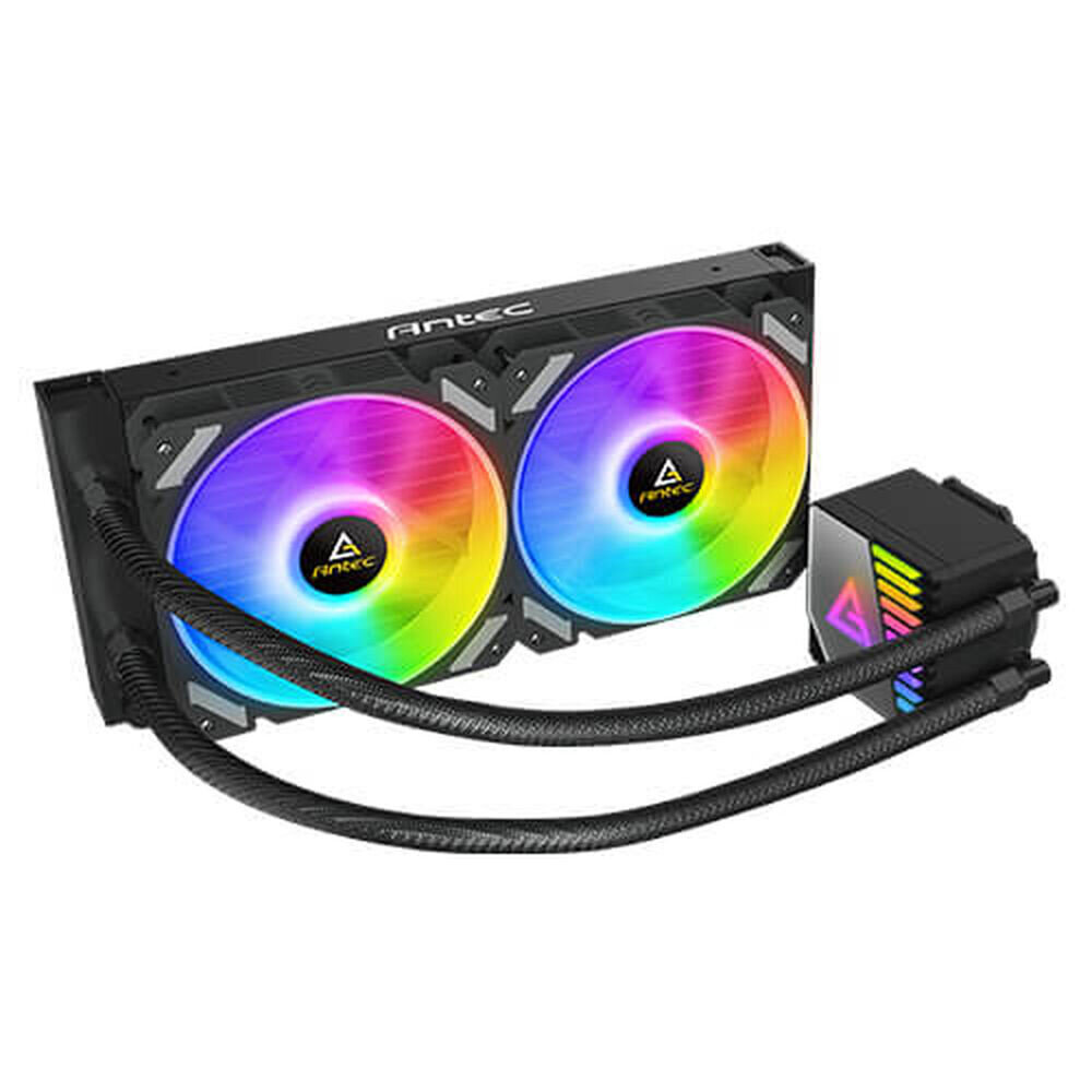 Antec AORUS WATERFORCE 240 72 cfm nestejäähdytyssarja musta ARGB hinta ja tiedot | Tietokoneen tuulettimet | hobbyhall.fi