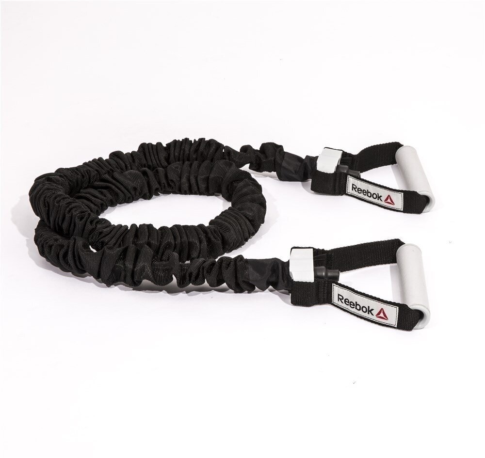 Expander - paarit Reebok Power Tube Level 1 (kevyt) hinta ja tiedot | Käsipuristimet | hobbyhall.fi