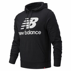 Miesten villapaita New Balance Essentials Stacked Logo M S6438157, musta hinta ja tiedot | Miesten urheiluvaatteet | hobbyhall.fi