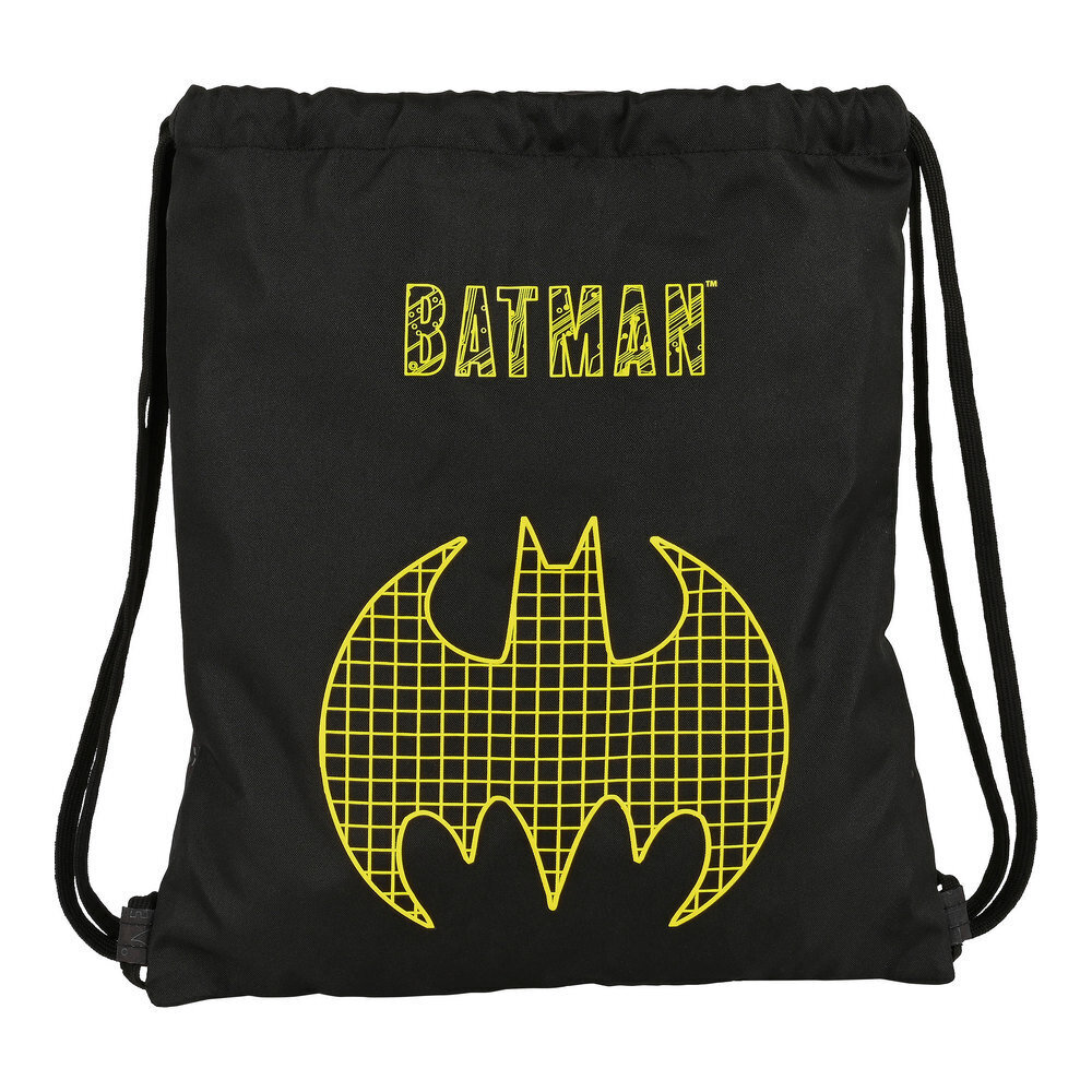 Lasten urheilukassi Batman Comix, musta/keltainen hinta ja tiedot | Koulureput ja -laukut | hobbyhall.fi