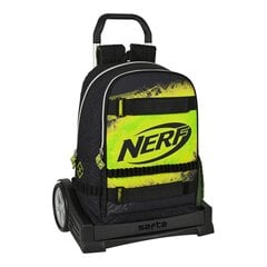 Koulureppu pyörillä Nerf Neon, musta hinta ja tiedot | Koulureput ja -laukut | hobbyhall.fi