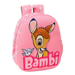 3D koululaukku Disney Bambi Pink hinta ja tiedot | Koulureput ja -laukut | hobbyhall.fi