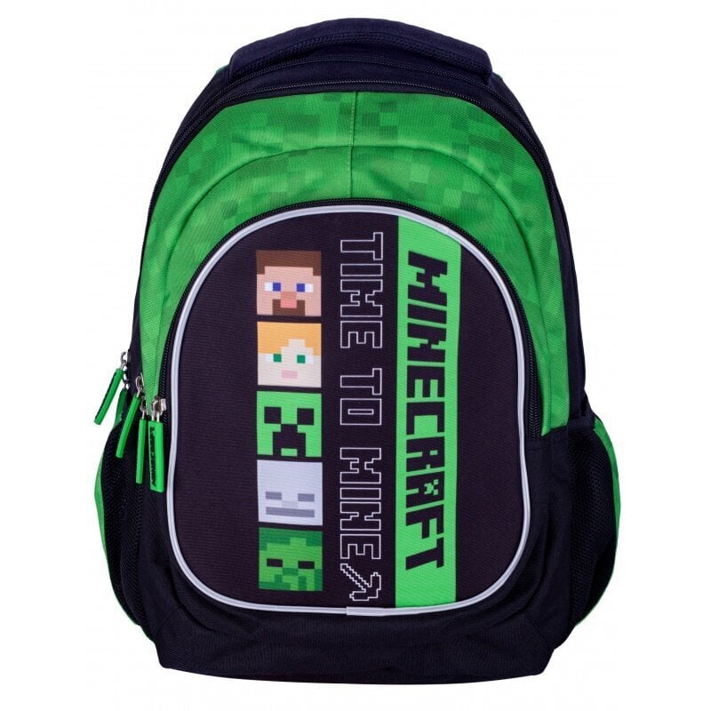 Reppu MINECRAFT ALEX&STEVEN 502022131 ASTRA hinta ja tiedot | Koulureput ja -laukut | hobbyhall.fi