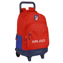 Koulureppu pyörillä Atlético Madrid Red Tummansininen (33 x 45 x 22 cm) hinta ja tiedot | Koulureput ja -laukut | hobbyhall.fi