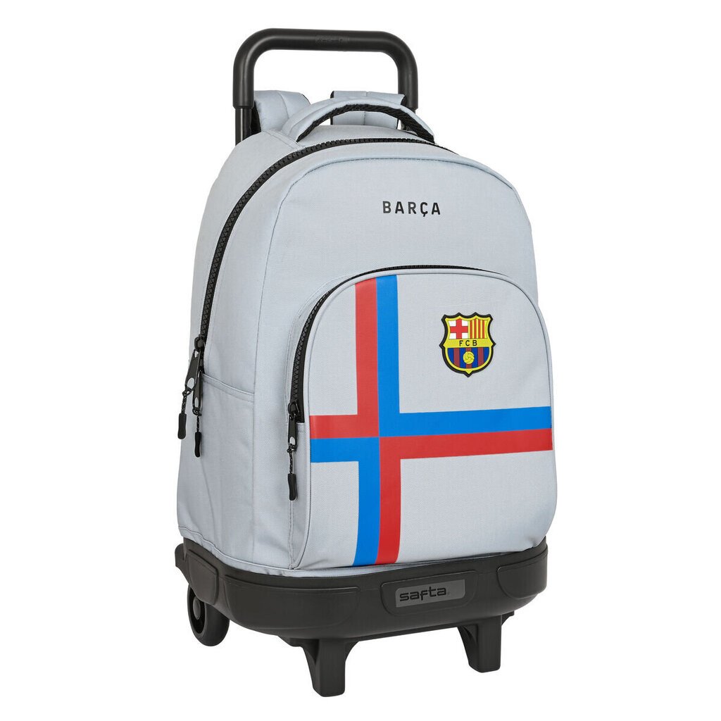 Koulureppu pyörillä F.C. Barcelona, ​​33 x 45 x 22 cm, harmaa hinta ja tiedot | Koulureput ja -laukut | hobbyhall.fi