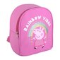 Koululaukku Peppa Pig, 18 x 10 x 21 cm, fuksia hinta ja tiedot | Koulureput ja -laukut | hobbyhall.fi