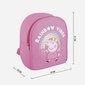 Koululaukku Peppa Pig, 18 x 10 x 21 cm, fuksia hinta ja tiedot | Koulureput ja -laukut | hobbyhall.fi