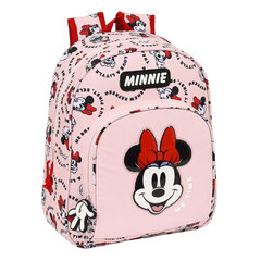 Reppu Minnie Mouse Me Time, pinkki, 28 x 34 x 10 cm hinta ja tiedot | Koulureput ja -laukut | hobbyhall.fi