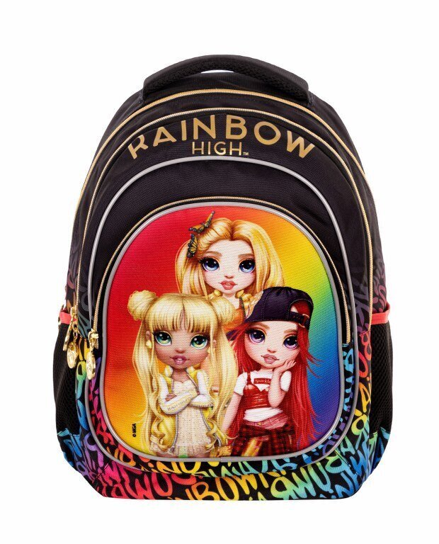 Reppu Rainbow High, musta hinta ja tiedot | Koulureput ja -laukut | hobbyhall.fi