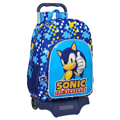 Koulureppu pyörillä Safta Sonic Speed, sininen hinta ja tiedot | Koulureput ja -laukut | hobbyhall.fi