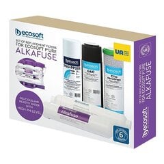 CHV5PUREALC Ecosoft P'URE Alkasulake-patruunasarja hinta ja tiedot | Vedensuodattimet | hobbyhall.fi