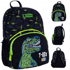 Esikoulureppu AstraBag T-Rex Neon AK300 502023096, 32x22x10 cm hinta ja tiedot | Koulureput ja -laukut | hobbyhall.fi