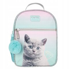 Esikoululaisen reppu pussilla ja kynällä Starpak Ombre kissanpentu 506948, 25x20x9 cm hinta ja tiedot | Koulureput ja -laukut | hobbyhall.fi