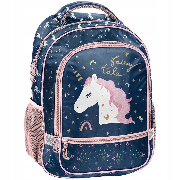 Koulureppu Paso Unicorn PP23JN-260, 41x31x15 cm hinta ja tiedot | Koulureput ja -laukut | hobbyhall.fi