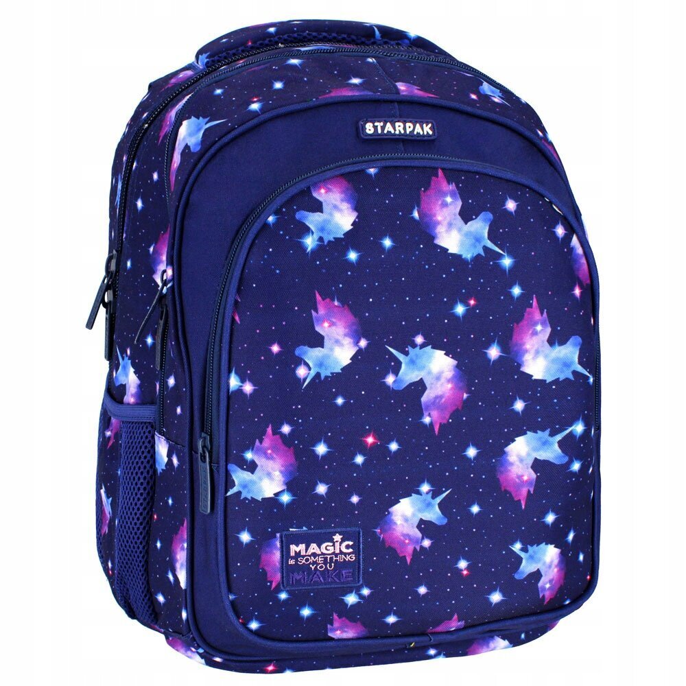 Koulureppu Starpak Unicorn Galaxy 492602, 43x35x21 cm hinta ja tiedot | Koulureput ja -laukut | hobbyhall.fi