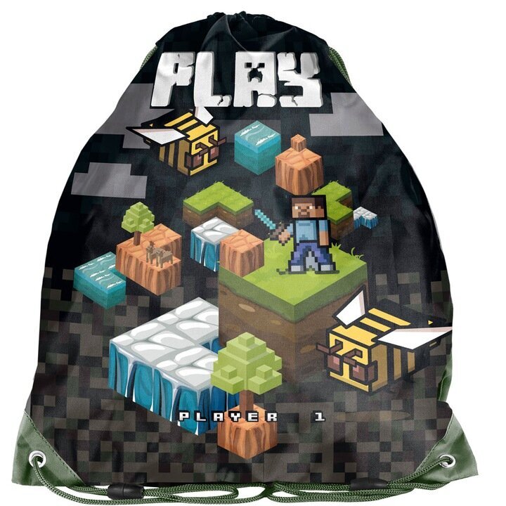 Koulureppu tarvikkeineen Paso Minecraft PP22GM-090, 6 d.i.u hinta ja tiedot | Koulureput ja -laukut | hobbyhall.fi