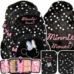 Koulureppu tarvikkeineen Paso Minnie Mouse DM23KK-278, 3 osaa hinta ja tiedot | Koulureput ja -laukut | hobbyhall.fi