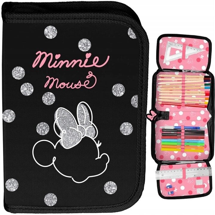 Koulureppu tarvikkeineen Paso Minnie Mouse DM23KK-278, 3 osaa hinta ja tiedot | Koulureput ja -laukut | hobbyhall.fi