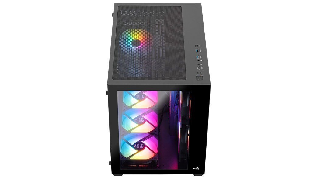 Aerocool Dryft Mini-BK-v1 hinta ja tiedot | Tietokonekotelot | hobbyhall.fi